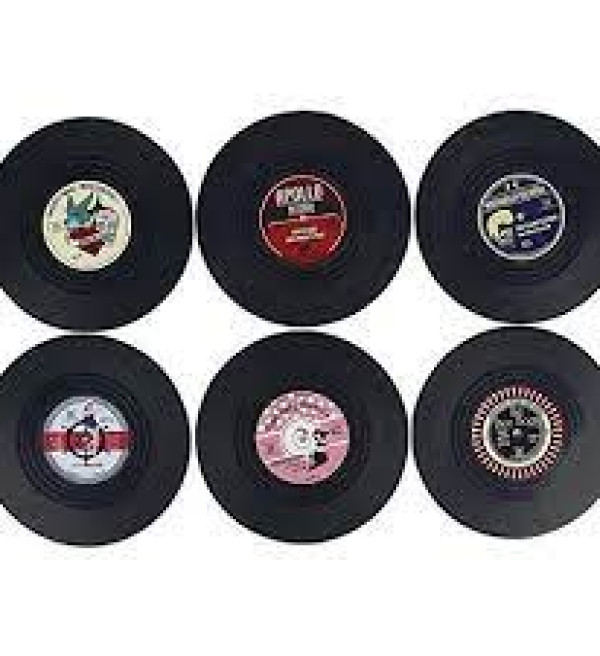 Mini Record Magnets | Music Themed Stationary | Gift for Music Lovers - Save the Date Memorables