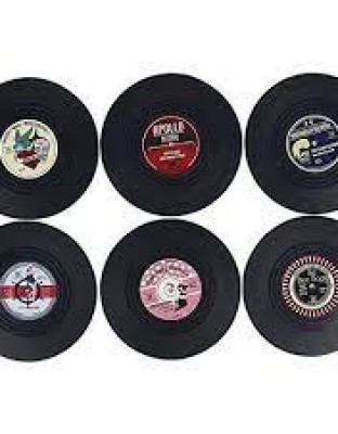 Mini Record Magnets | Music Themed Stationary | Gift for Music Lovers - Save the Date Memorables